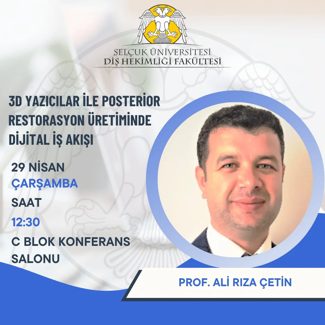 3D Yazıcılar ile Posterior Restorasyon Üretiminde Dijital İş Akışı